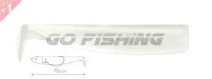 Black Minnow №1 70mm (silicone only)